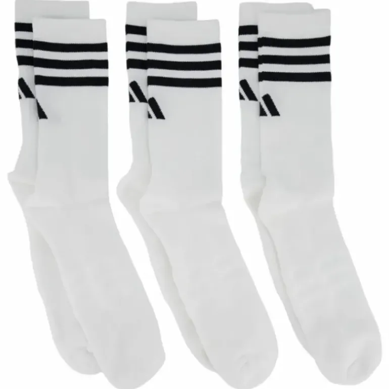 3 Pk Crew White