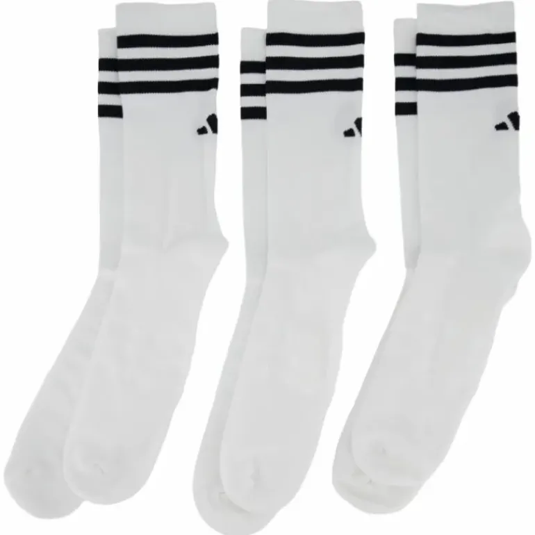 3 Pk Crew White