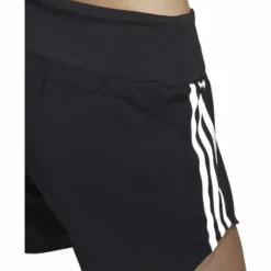 3 Stripe Woven Gym Short Black / Black