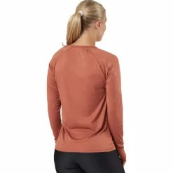 Active Logo Long Sleeve Copper Brown