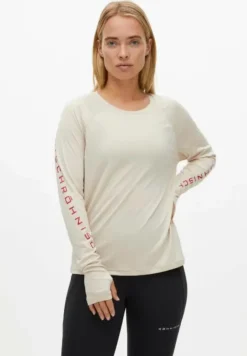 Active Logo Long Sleeve Oatmeal