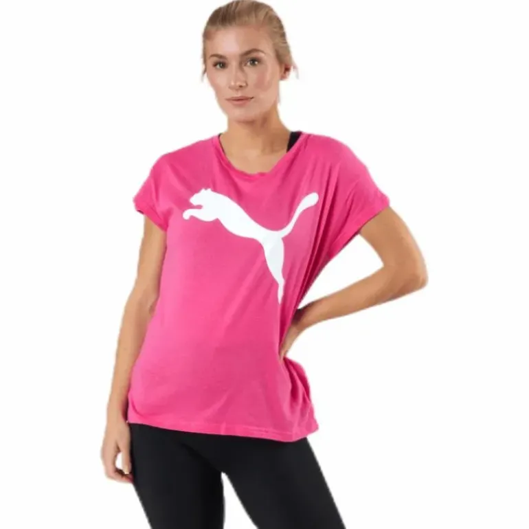 Active Logo Tee Pink