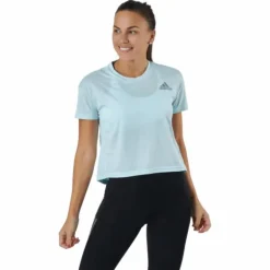 Adidas Fast Primeblue Tee Women Halo Mint / Reflective Silver