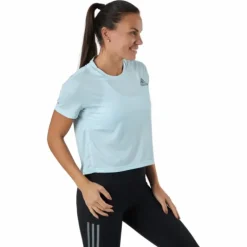 Adidas Fast Primeblue Tee Women Halo Mint / Reflective Silver
