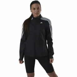 Adidas Marathon Jacket 3 Stripe Women Black