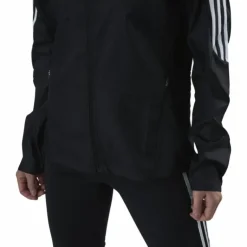 Adidas Marathon Jacket 3 Stripe Women Black