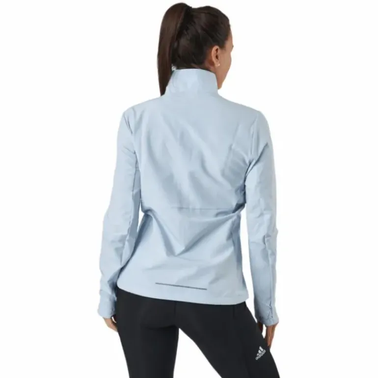 Adidas Own The Run Soft Shell Jacket Women Halo Blue