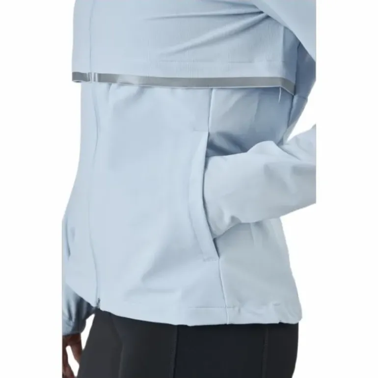 Adidas Own The Run Soft Shell Jacket Women Halo Blue