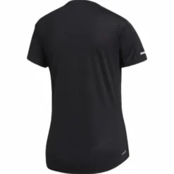 Adidas Run 3 Stripes Tee Women Black