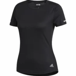 Adidas Run It Short Sleeve Tee Women Black