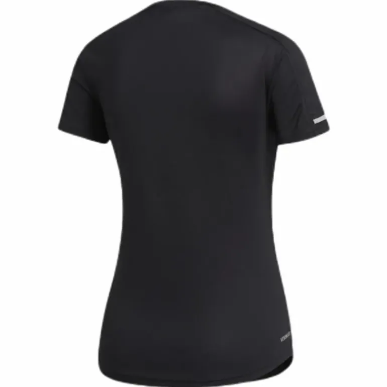 Adidas Run It Short Sleeve Tee Women Black