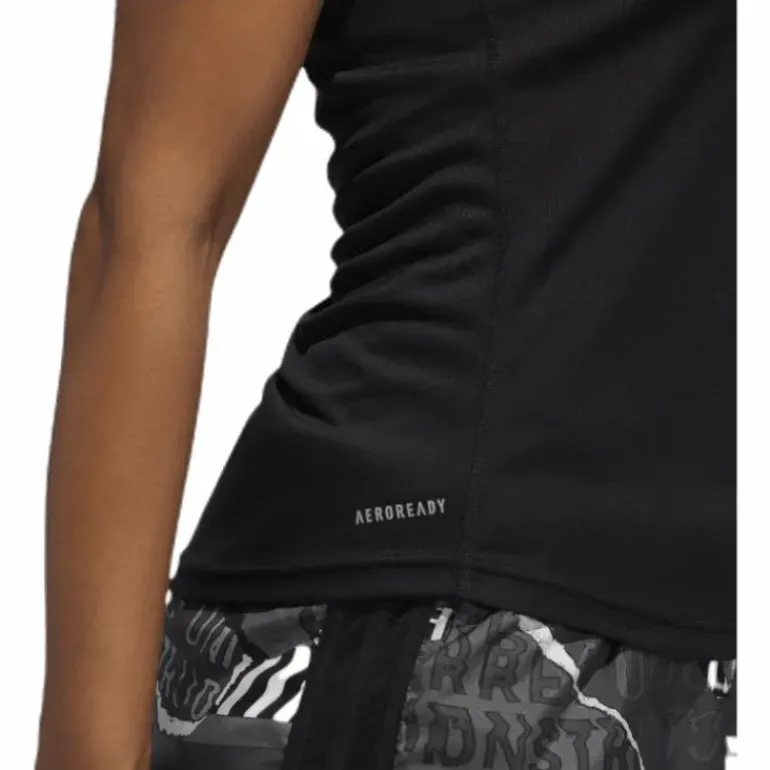 Adidas Run It Short Sleeve Tee Women Black