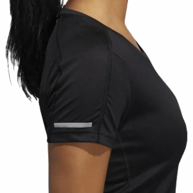 Adidas Run It Short Sleeve Tee Women Black