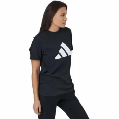 Adidas Sportswear Three Bar T-Shirt Black