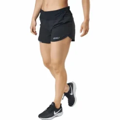 Aero 4 Inch Shorts Black/silver Reflective