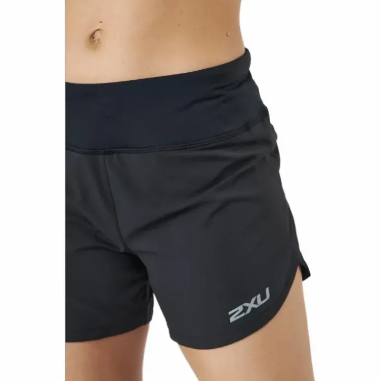 Aero 4 Inch Shorts Black/silver Reflective