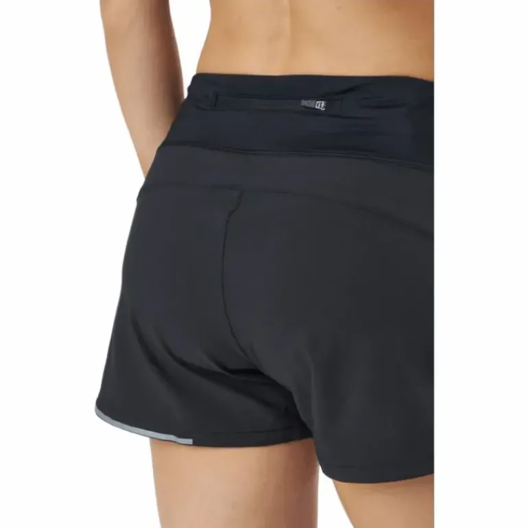 Aero 4 Inch Shorts Black/silver Reflective