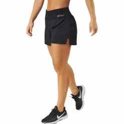 Aero 5 Inch Shorts Black/silver Reflective