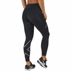 Aero Mid-rise Comp Tights Black/silver Reflective
