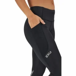 Aero Mid-rise Comp Tights Black/silver Reflective