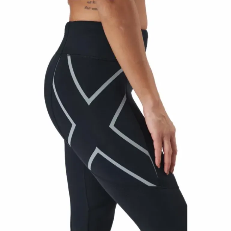 Aero Vent Mid-rise Compressio Black/silver Reflective