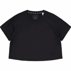 AEROREADY Train Essentials 3 Bar Logo Crop T-Shirt Black