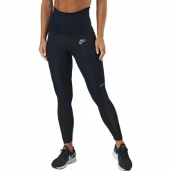 Air Dri-fit Women's 7/8-length Black/white/reflective Silv