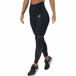 Air Dri-fit Women's 7/8-length Black/white/reflective Silv