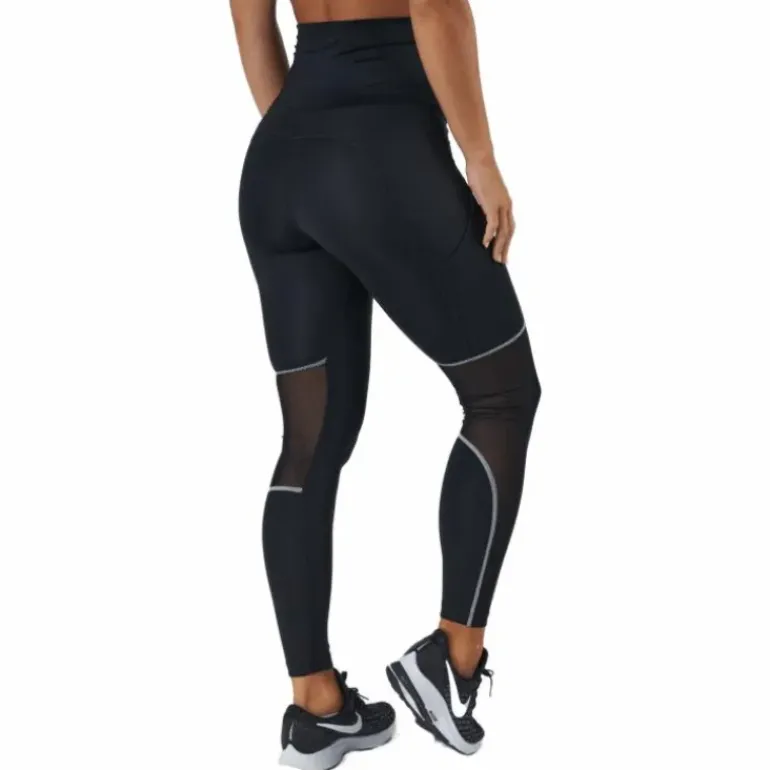 Air Dri-fit Women's 7/8-length Black/white/reflective Silv