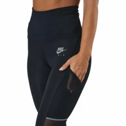 Air Dri-fit Women's 7/8-length Black/white/reflective Silv