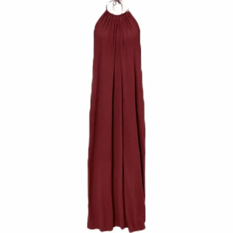 Air Halterneck Dress Red