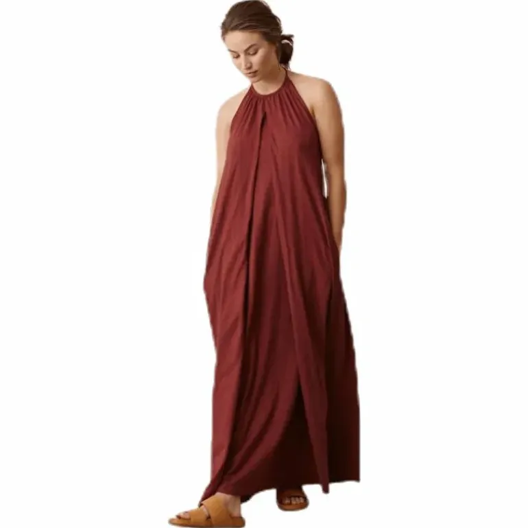 Air Halterneck Dress Red