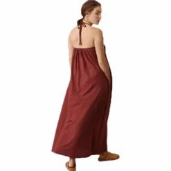 Air Halterneck Dress Red