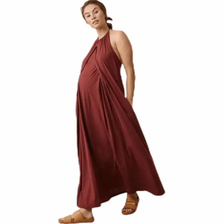 Air Halterneck Dress Red