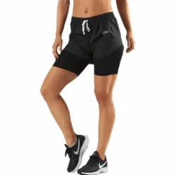 Air 2in1 Short White/Black