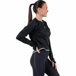 Air Midlayer Crew Black