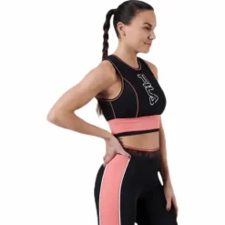Airi Cropped Top Pink/Black