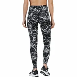 Alec Printed Tights White/Black