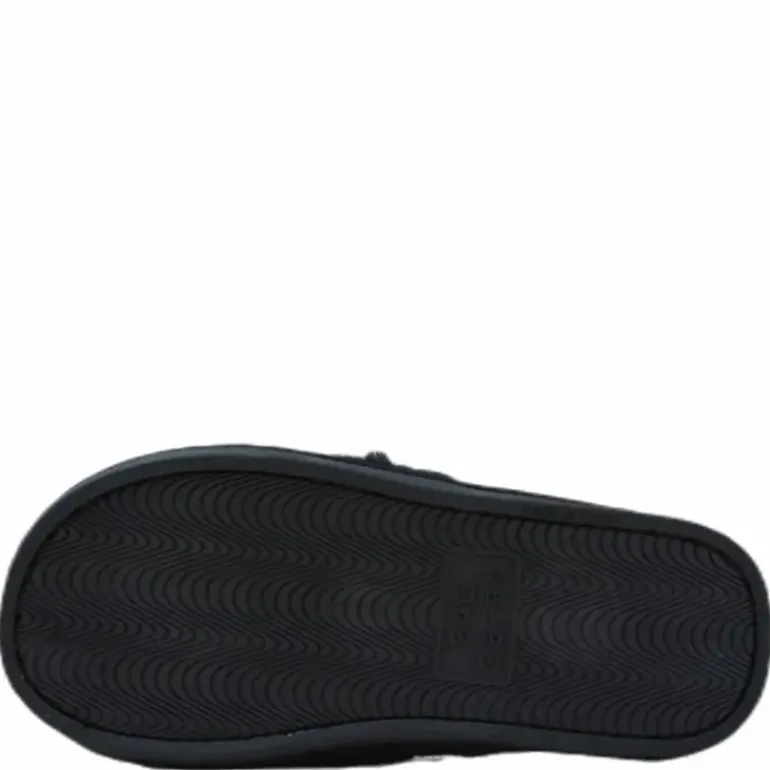 Alie Fluffy Slippers Black