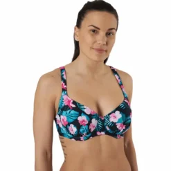 Aloha Tropica Padded Wire Bra Patterned