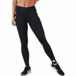 Alphaskin Badge Of Sport Logo Tight Black / White