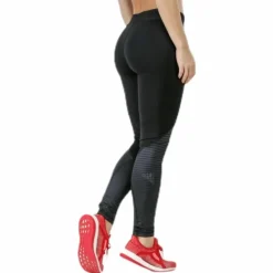 Alphaskin Sport Graphic Long Tights Black