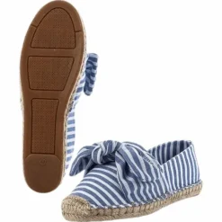 Amanda Knot Espandrillo Blue/White