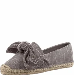 Amanda Knot Espandrillo Grey/Beige
