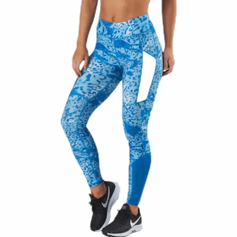 Angilia Life Aop Training Tights Blue