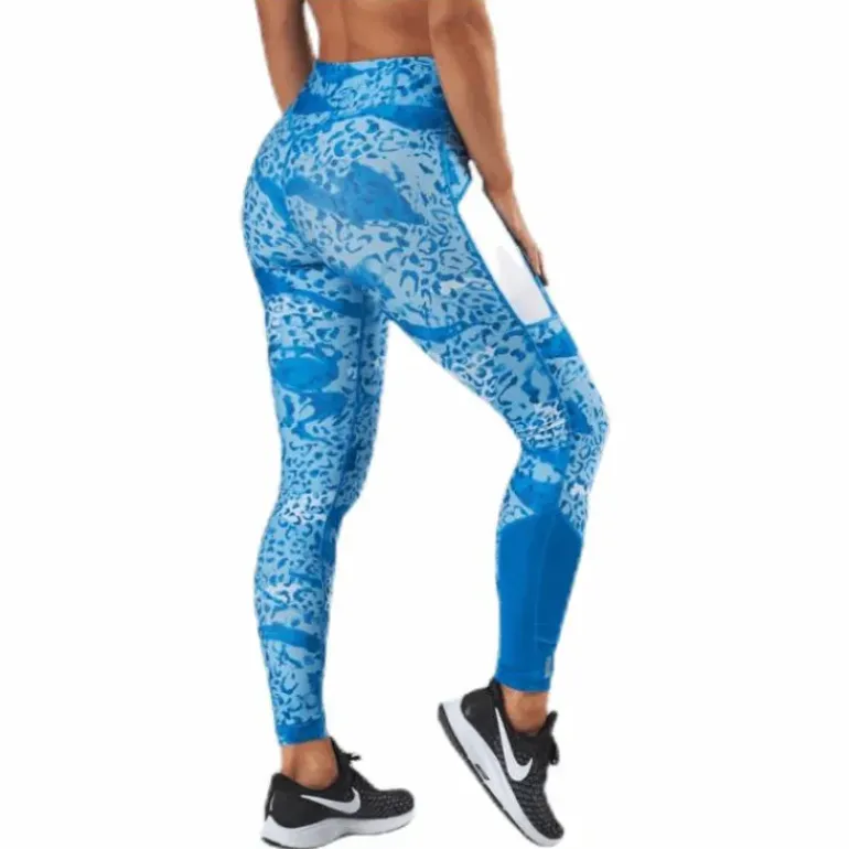 Angilia Life Aop Training Tights Blue