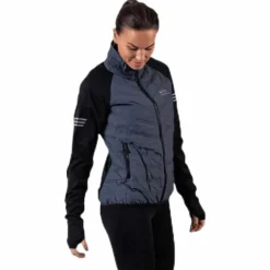 Anja Hybrid Jacket Black