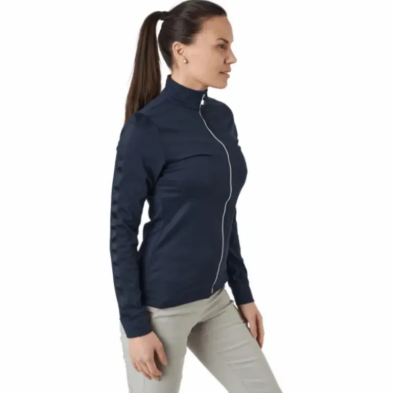 Anna Ls Full Zip Navy