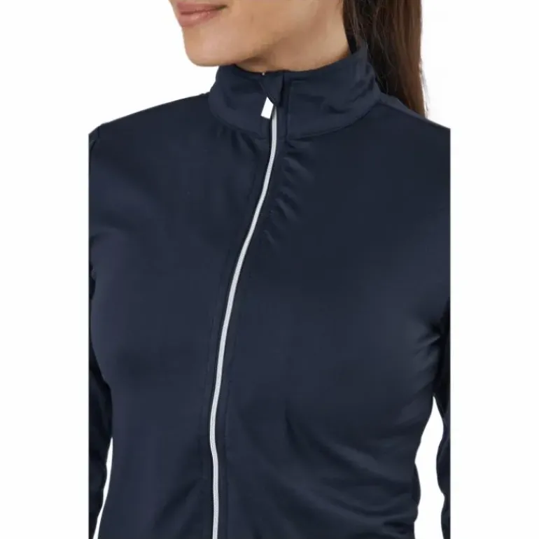 Anna Ls Full Zip Navy