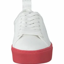 Arlo Three Antique White, Red Outsole